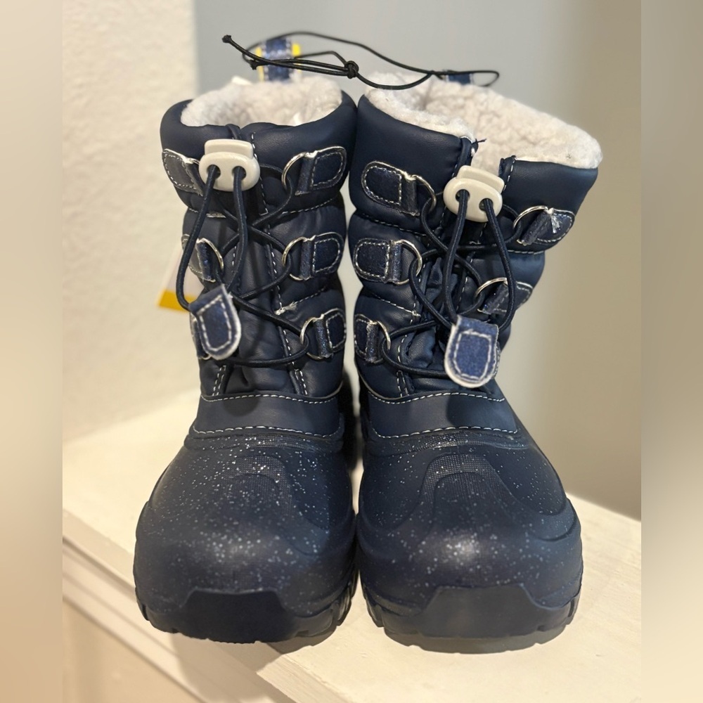 Member's Mark Snow Boot, Faux Fur-Lined, Easy On/Off Toggle Closure Kid Sz 11/12